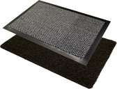 Studio M - Value pack paillassons 2 pièces - Paillasson extérieur OUTDOOR + Tapis de course à sec intérieur OPTICLEAN - paillasson anthracite - gris