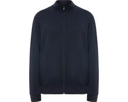 Donker Blauw unisex kinder sweatshirt met rits model Ulan merk Roly maat 134 - 140