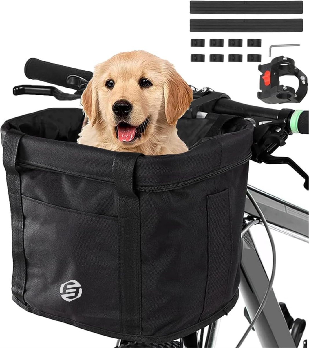 Equivera Fietsbak - Fietsmand - Fietskrat - Fiets Mand - Fietsmanden - Fiets Bak - Fiets Krat