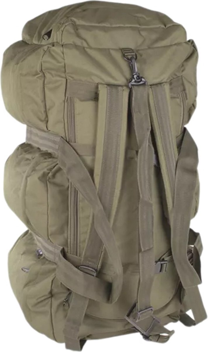 Mil-Tec combat duffeltas / rugzak Tap 98L, legergroen