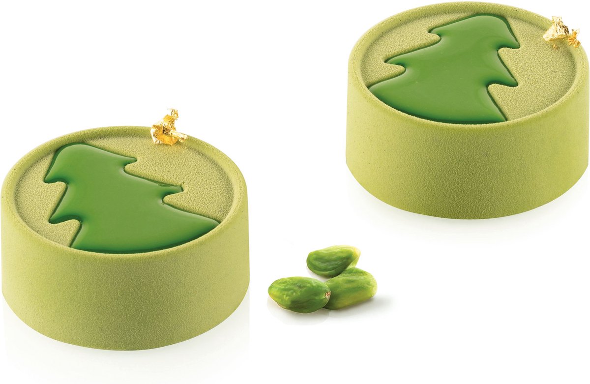 Silikomart - Mini Hiver - bakvorm kerst 6x ø70 H30 MM