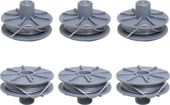 Peaceking 6 pièces coupe-herbe, bobines, coupe-herbe, bobines compatibles avec Gardena 5307-20