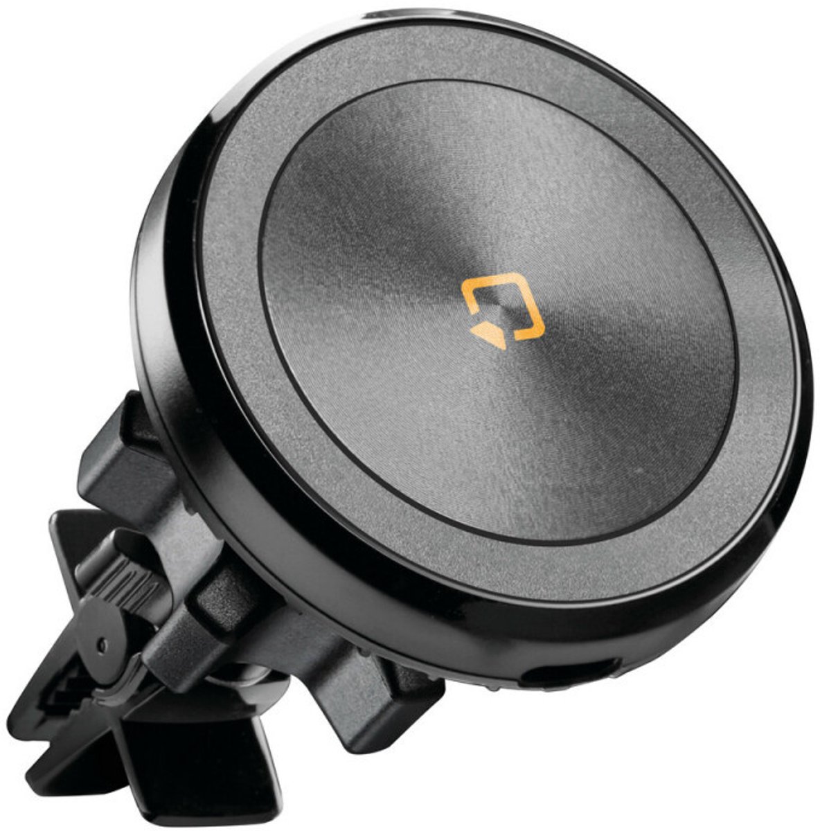 Optiline Magnetische Telefoonhouder met 15W Draadloos Laden en Luchtroostermontage – MagSafe Compatibel – Zwart