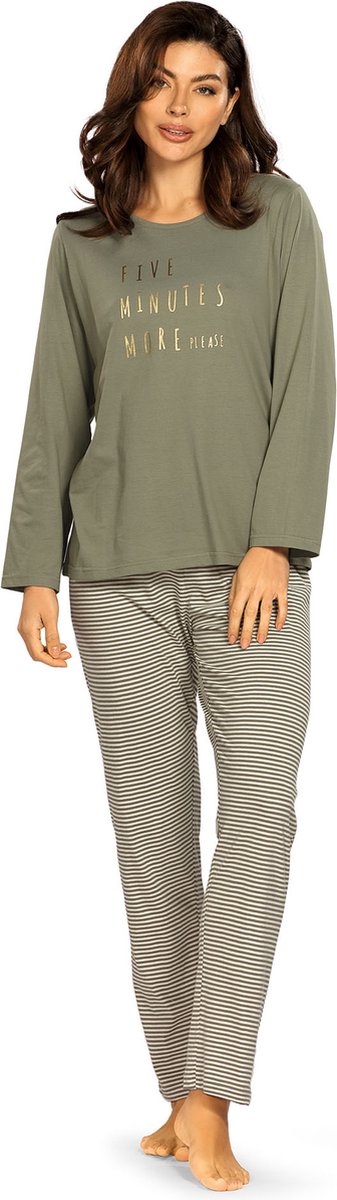 Dames Pyjama 'Five Minutes More' Green