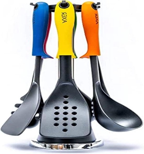 Linoroso Ustensiles de Cuisine 6 Pièces Nylon Anti-adhérent Accessoire