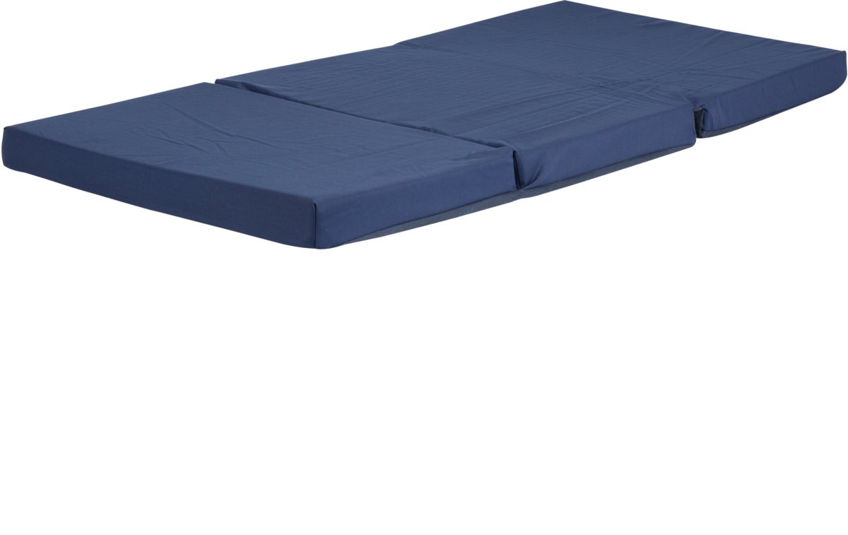 Basicline Campingbed Matras Blauw