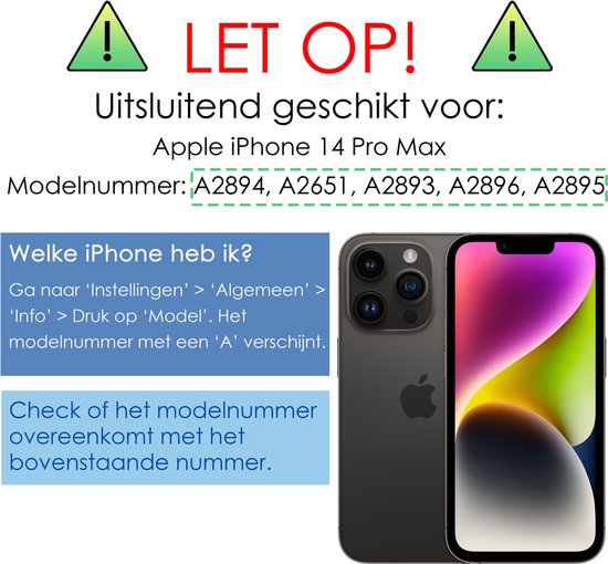 Coque adaptée pour iPhone 14 Pro Max avec porte-cartes et cordon résistant aux chocs, étui en Siliconen avec cordon de téléphone et porte-cartes - Transparent