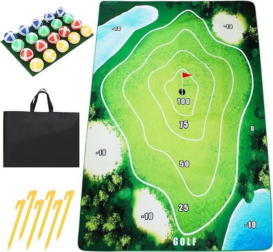 Golfspelset-golfslagmat-golfspelmat-mat-golfmat opbergtas-algehele opbergtas-A-stijl-80*150 van Merkloos — afbeelding 5