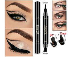 2 in 1 Eyeliner - Eyeliner met wing Stempel - Eyeliner - Eye potlood Stempel - Wing Stamp - Eyeliner Tool - LOUZIR