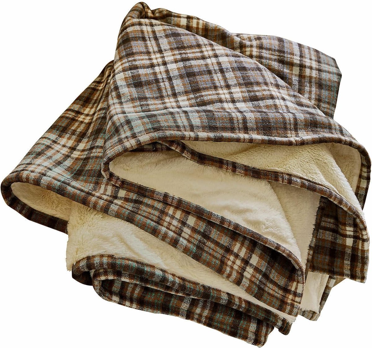 Loberon Plaid Celestria bruin/beige