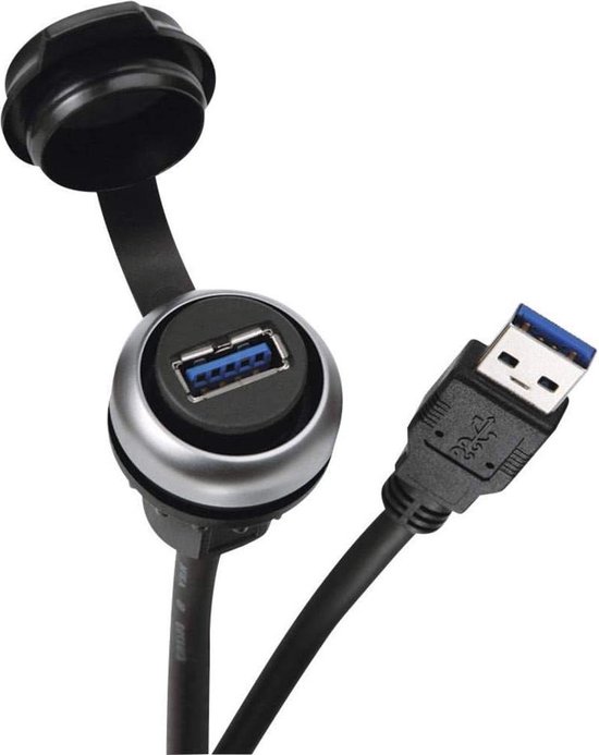 USB 3.0 inbouwdoos - Luetze bus inbouw - 490113.0030, 1 st. | bol