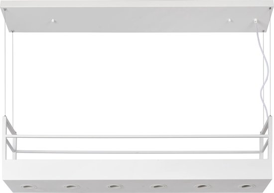 Lucide MIRAVELLE - Suspension - 6xGU10 - Blanc