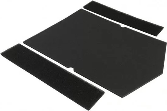 Knaak - Filtre Sécheur - Filtre en mousse - Convient pour Sèche-linge Miele - 3 Filtres