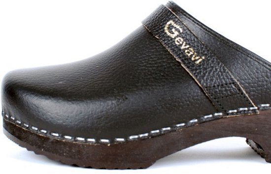 Sabot Gevavi Dakota ouvert en bois noir taille 46