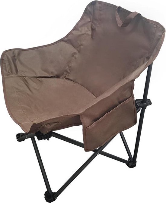 YWHWXB Draagbare Campingstoel, Compacte Ultralichte Maanstoelen Met Hoge Rugleuning En Draagtas Voor Wandelen Festival Reizen Strand Vissen Backpacken Zwart Stijl 1 657862432