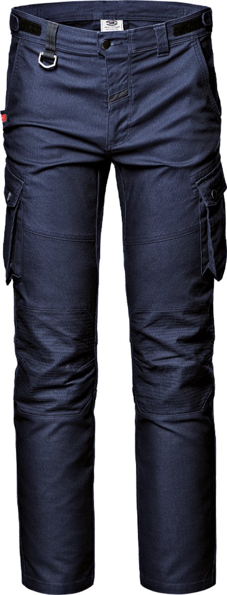 SIR SAFETY KOMBAT Werkbroek HEREN Donkerblauw -Met 3D Technische Zakken, Voorgevormde Knieën, Verstelbare Taille & D-Ring – Voorgewassen