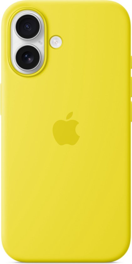 Apple Silicone Backcover MagSafe voor de Apple iPhone 16 - Star Fruit
