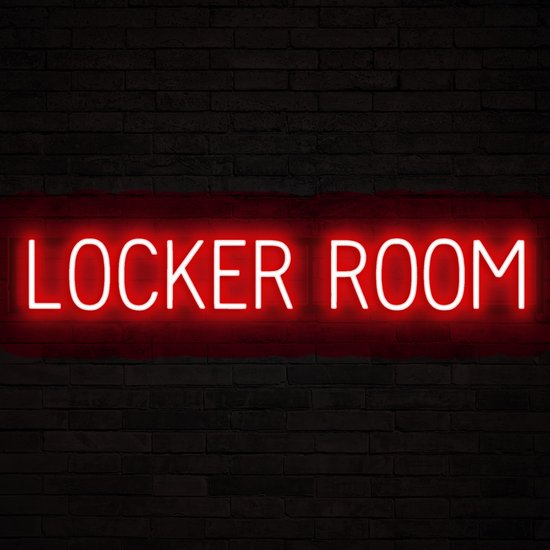 VESTIAIRES - Enseigne LED néon éclairée | SortBrite | 106,32 x 16 cm | 6 modes de gradation et 8 animations lumineuses | Éclairage au néon pour panneaux publicitaires