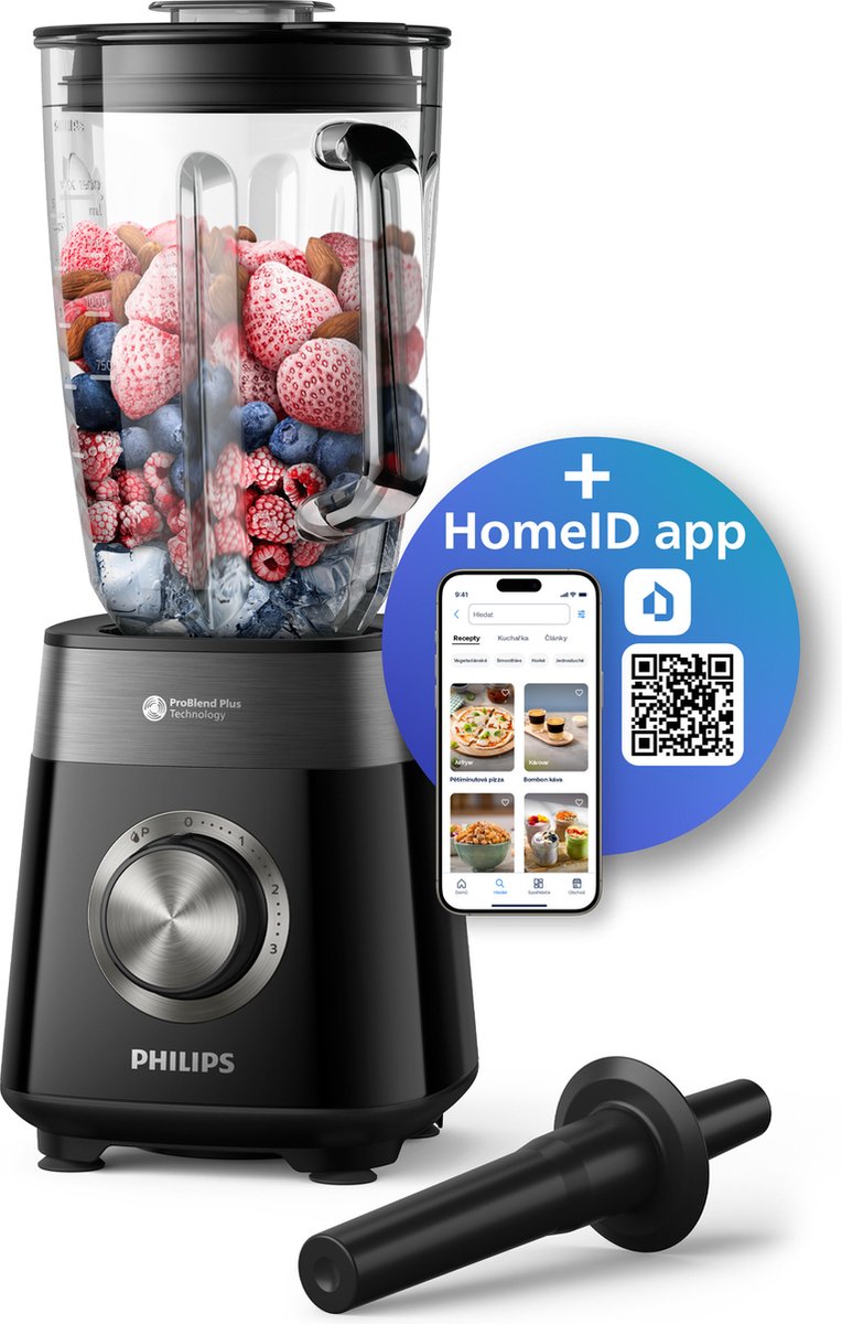 Philips Hr3030/00 Blender Zwart