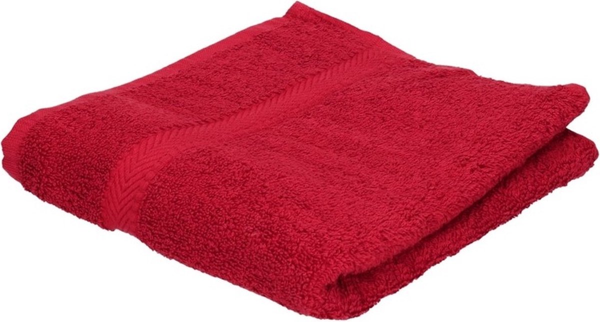 Jassz Badhanddoek - rood - 70 x 140 cm - 420 grams - absorberend