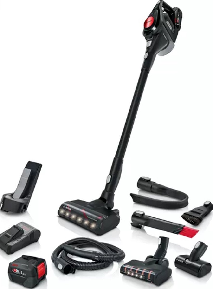 Bosch Serie 8 BCS8225POW handstofzuiger Zwart Zakloos