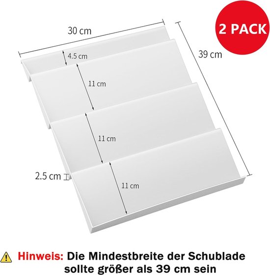 Kruidendoosje inzet van 30 cm tot 60 cm, uittrekbaar, lade