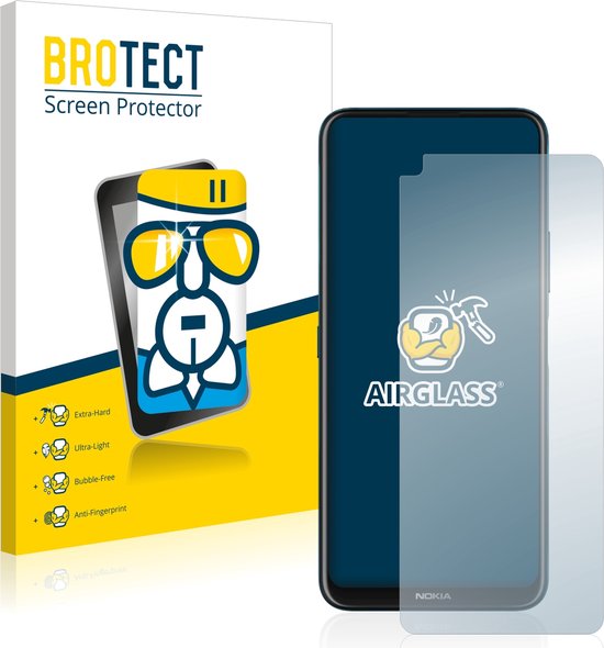 BROTECT - Protection d'écran pour Nokia 8.3 5G - Film protecteur en verre transparent