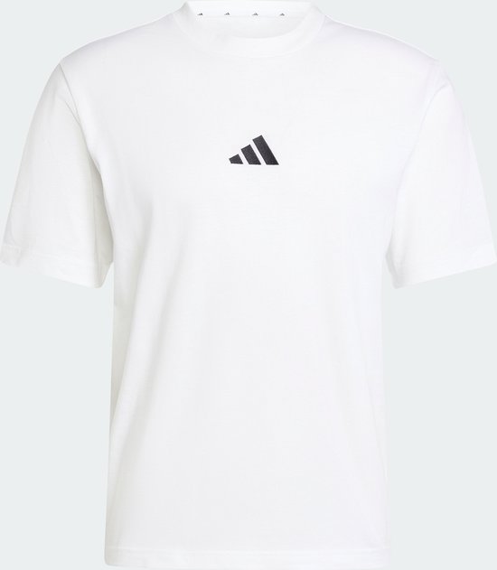 adidas Sportswear T-shirt jersey petit logo Essentials - Hommes - Blanc - XL