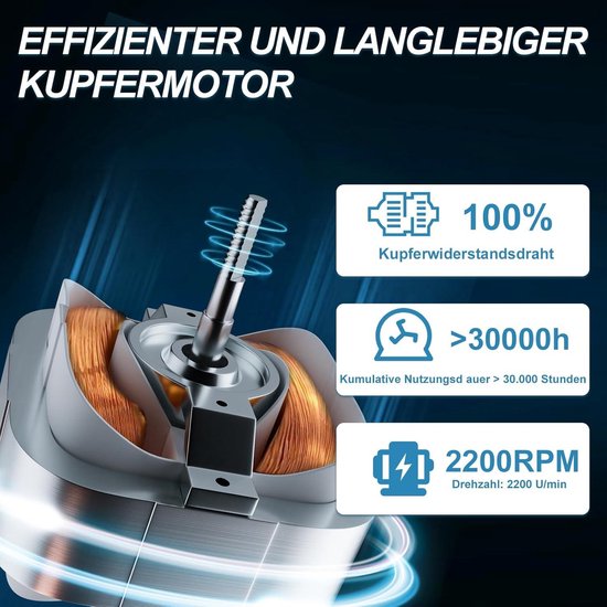 Hose Vary Zwarte glasplaat, badkamerventilator, 100 mm, stille