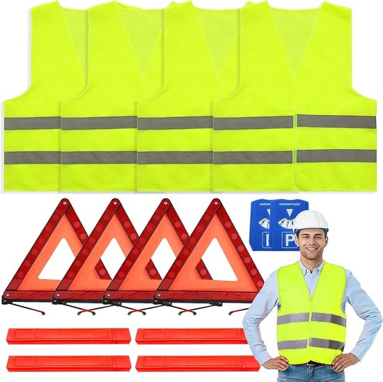 veiligheidsvest ,EHBO-set ,Alles wat belangrijk is in een praktische ,39 STUKS veiligheidsvest ,EHBO-set ,Alles wat belangrijk is in een praktische ,39 STUKS