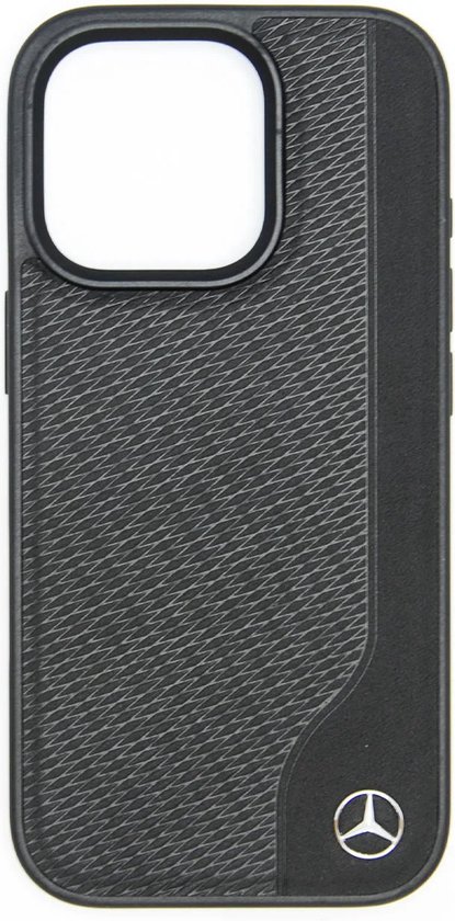 Coque AMG Mercedes Pour IPhone 16 Pro Max – Carbone Blanc, Légère, Anti-rayures, Neuve