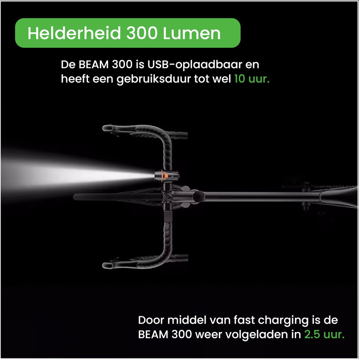 Led Fietslamp – Voorlamp of Achterlamp - USB oplaadbaar - HE Products Led Fietslamp – Voorlamp of Achterlamp - USB oplaadbaar - HE Products