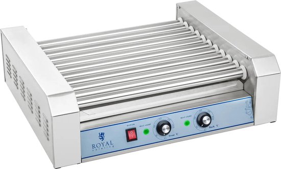 Hotdog Grill - 11 rollers - Roestvrij staal - Royal Catering — afbeelding 4