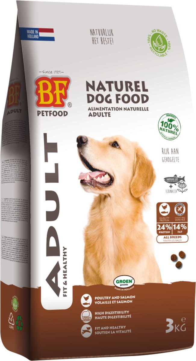 BF Petfood Adult Krokant - Hondenvoer - 3 kg