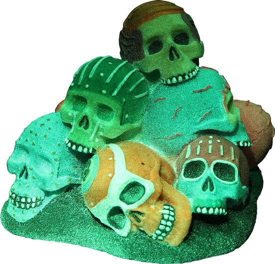 dia de los muertos crânes pile 15,1x14,2x11,8CM Multicolore