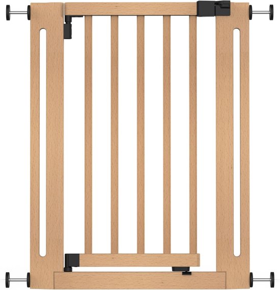 Safetots Klemhek Elegantie, 63cm - 71cm, Naturel, Hout, Traphekje