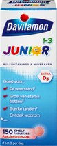 Bol.com Davitamon Junior vitaminen 1-3 jaar - multivitamine kinderen - 150 smelttabletjes - Aardbeiensmaak aanbieding