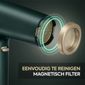 Groene BaByliss föhn met tekst "ULTRA SNEL. LICHTGEWICHT. PROFESSIONEEL."