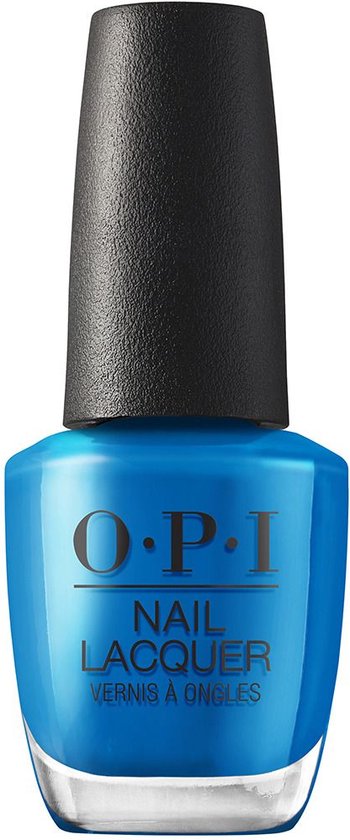 Flesje OPI Nail Lacquer Y2Slay in helder blauw.