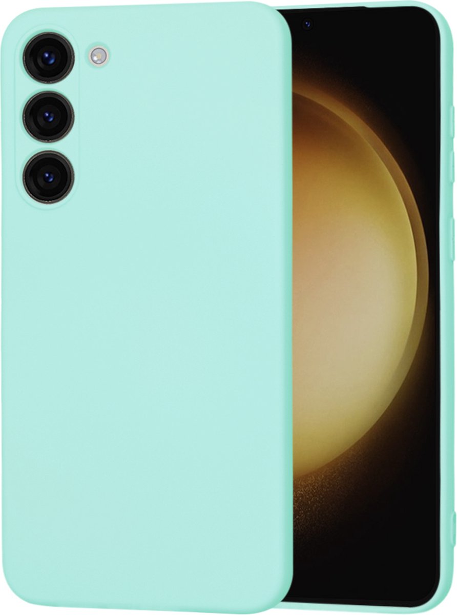 Techsuit Soft Flex Silicone Back Cover hoesje voor Samsung Galaxy S23 Plus - Sea Blue