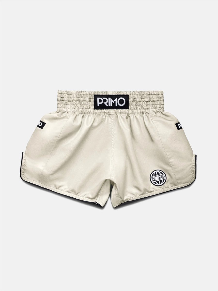 Primo Muay Thai Shorts - Alta Series - Cream L