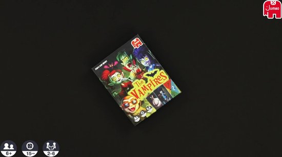 JUMBO The Vampires – Jeu De Cartes Familial Dès 6 Ans, Stratège Et Rigolo Pour 2 à 6 Joueurs