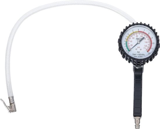 Bandenpomp met drukmeter - Lucht bandenvulpistool - 0-12 bar bandenpomp met drukmeter — afbeelding 3