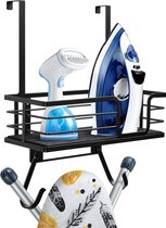 Bol.com Wandmontage - Grote Opbergmand - Sterke Haken - Wasruimte Strijkijzer en Strijkplankhouder Opberghouder ophangsysteem st... aanbieding