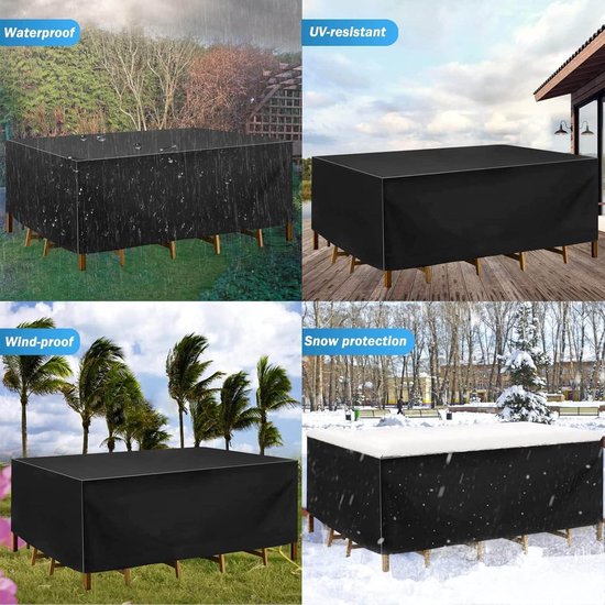 Hoes Loungset 215x210x69 cm kopen? | Tuinmeubelhoezen