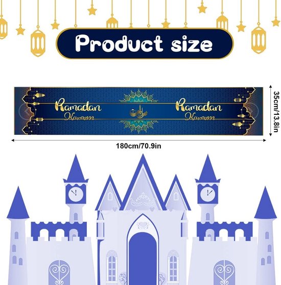 Eid Al-Fitr Mubarak Social Media Post Template With Hand-Drawn Cartoon