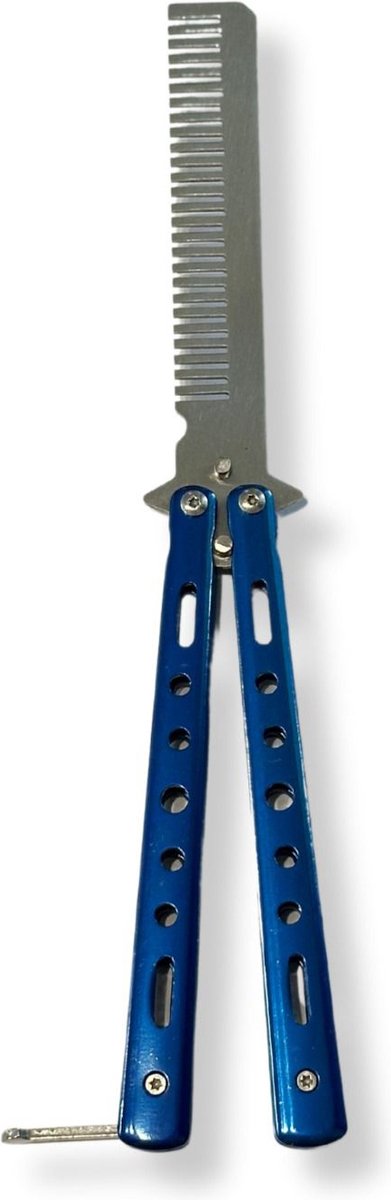 OEM Vlinderkam Blauw Vlinder Mes Kam Butterfly Comb Blue