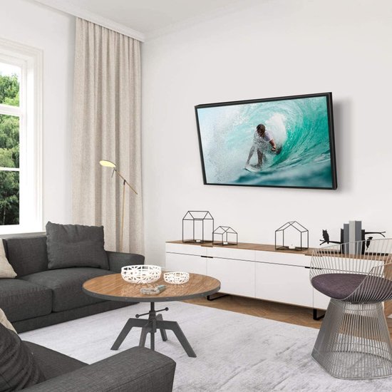 SCHWAIGER -9376- TV muurbeugel | kantelbaar | 94-218 cm | 37-86 inch | beugel voor LED 4K OLED | max. belasting 50 kg | wandafstand tot 5,6 cm | max. VESA standaard 200x200 | zwart SCHWAIGER -9376- TV muurbeugel | kantelbaar | 94-218 cm | 37-86 inch | beugel voor LED 4K OLED | max. belasting 50 kg | wandafstand tot 5,6 cm | max. VESA standaard 200x200 | zwart