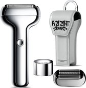 Bol.com Cadeauset triple blade elektrisch scheerapparaat - scheerapparaat magnetische scheerkop - legering - USB C oplaadbaar aanbieding