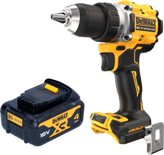 DeWalt DCD 800 N accuboormachine 18 V 90 Nm borstelloos + 1x oplaadbare accu 4.0 Ah - zonder oplader